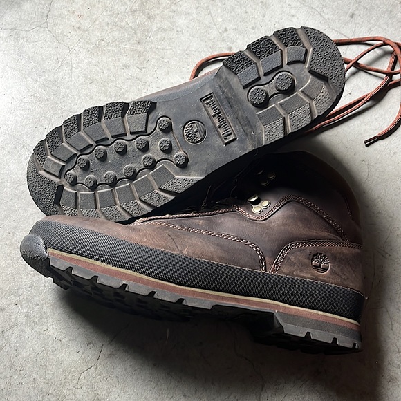 Timberland Other - Timberland Men's Euro Hiker Brown Leather Ankle Shoes Boots Style 6534A Size 12.